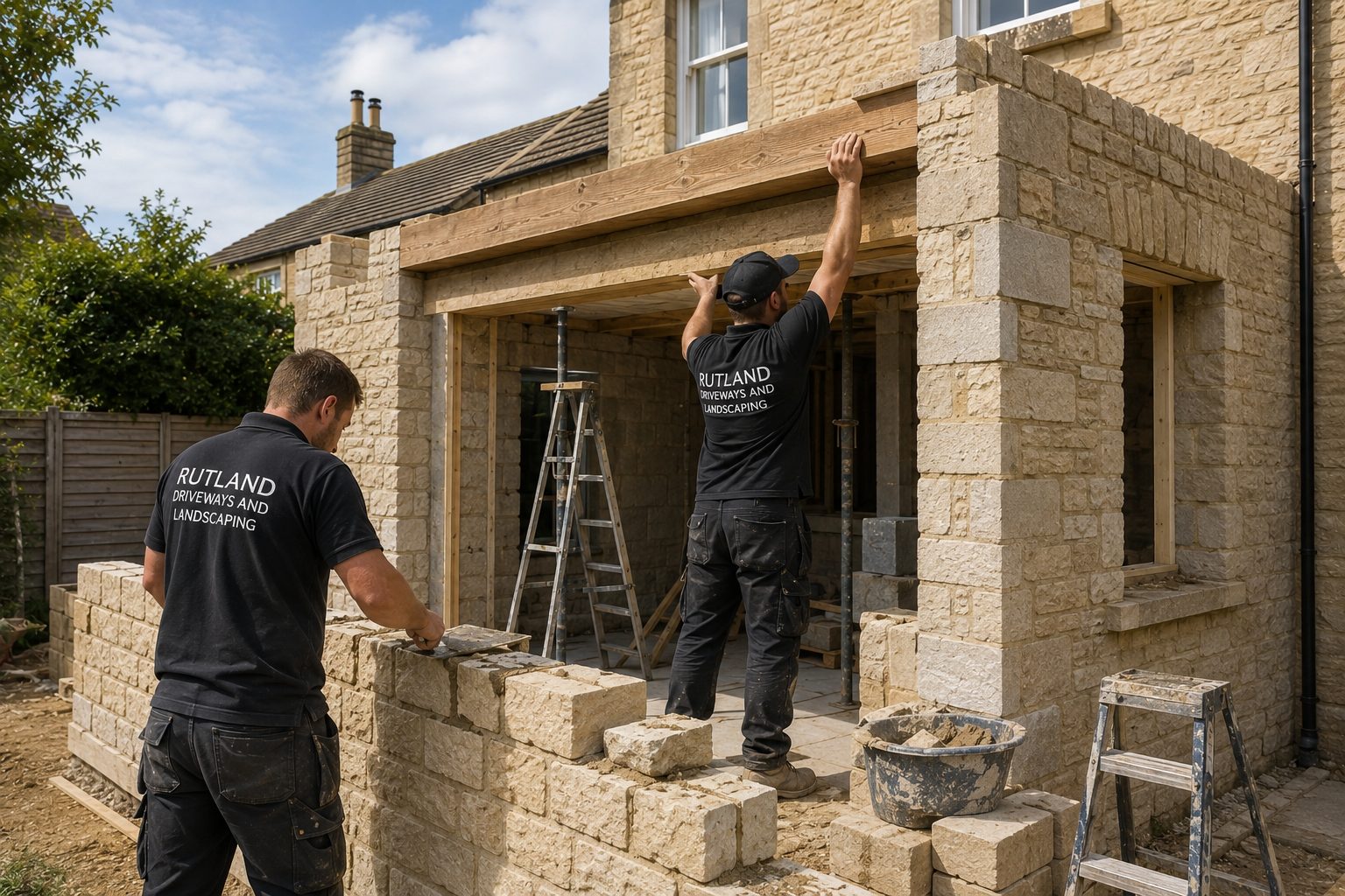 The team on a building project in Stamford